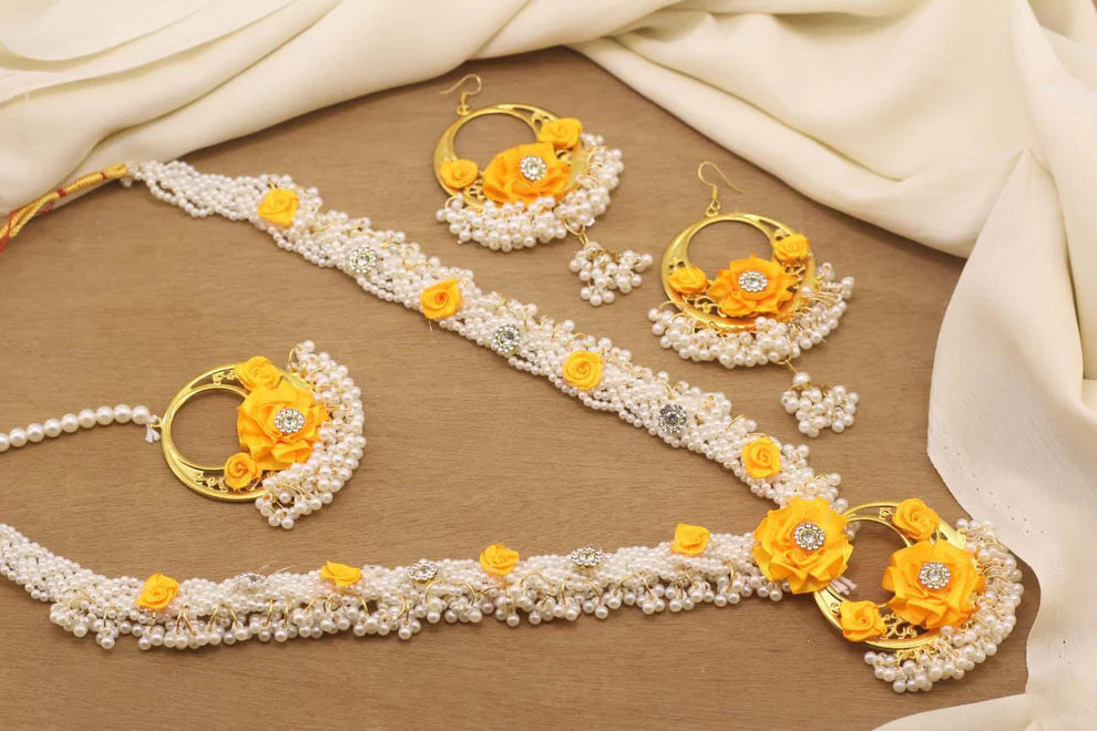Mehndi/Mayo Pearl 4 pcs Mala set